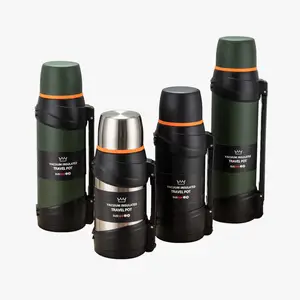 Stainless Steel Water Bottle Hot Cold Insulated Travel Bottle 1300ml 1600ml 2000ml 2500ml Bottles