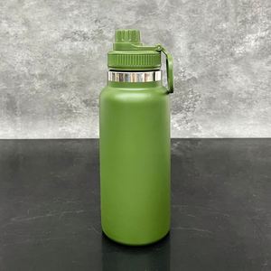 32oz Powder Coated Wide Mouth Stainless Steel Vacuum Insulated Outdoor Sports Leak Proof Travel Tumbler Water Bottle for Sport - Product Image 4