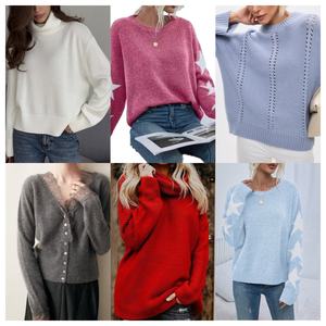 Compra en Línea en América, <span class=keywords><strong>Ropa</strong></span> de Invierno para Mujer de Talla Grande con Descuento al por Mayor, Suéteres de Lana Usados en Pacas Mixtas a Precios Bajos - Product Image 1
