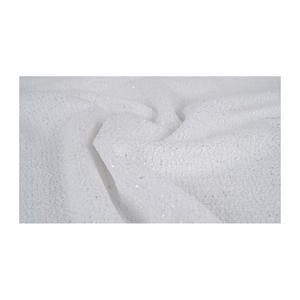 Tela Tweed de Primera Calidad Hecha en Corea, Tejido de Algodón Blanco de Textura Limpia, Tela Textil Tejida Personalizada OEM y ODM - Product Image 4