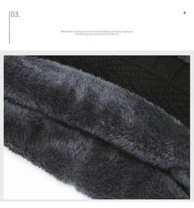 Hk17 Bán Buôn Ngoài Trời Mùa Đông Mũ Acrylic <span class=keywords><strong>Hat</strong></span> Men's Người Lớn Và Trẻ Em Đi Xe Trượt Tuyết Ấm Áp Dệt Kim Beanie Mũ Len Ấm Áp Và Khăn Bộ - Product Image 4