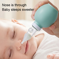 Aspirateur nasal pour bébé à embout en silicone souple, aspirateur nasal portable en TPE pour nourrissons, nettoyeur de nez pour nouveau-nés