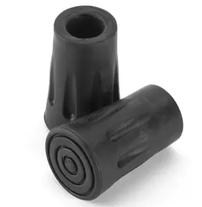 Trekking pole tips replacement rubber feet hiking pole tips rubber tips for walking sticks