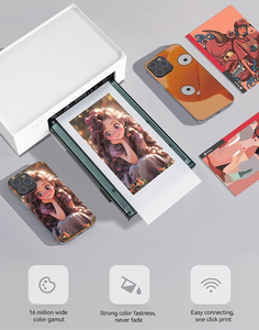 <span class=keywords><strong>Imprimante</strong></span> MRYES Mini 3D pour films de protection arrière de téléphone, autocollants <span class=keywords><strong>photo</strong></span> DIY pour films de protection arrière de téléphone, impression couleur - Product Image 5