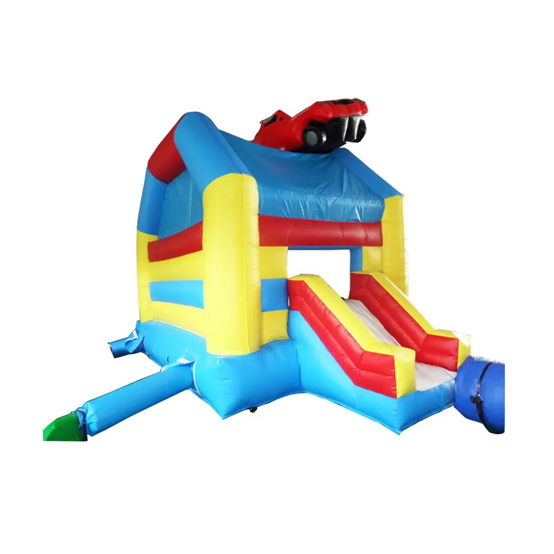 आउटडोर फेस्टिवल कूदना घर inflatable खिलौने बच्चों के इनडोर मजेदार inflatable गेम स्लाइड के साथ बाउंसर