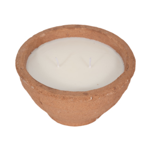 Terracotta Scented <b>Candle</b> Bowl <b>Small</b> Votive For Living Room Bedroom Bathroom Decor - Product Image 4