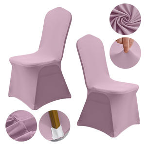 Housses de chaise extensibles en Spandex <span class=keywords><strong>vert</strong></span> pour les événements de mariage Restaurant Banquet Hotel Dining Party Housse de chaise universelle - Product Image 4