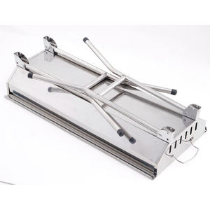 Parrilla de Carbón Portátil Plegable de Acero Inoxidable para Acampar, Mesa de Barbacoa Cuadrada Grande para Cinco Personas o Más - Product Image 2