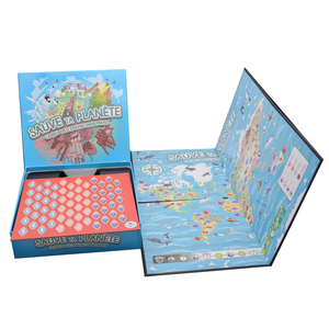 Juego de Mesa Educativo del Mundo Marino de Diseño Personalizado de Alta Calidad con Impresión a Todo Color y Caja de Regalo para Niños - Product Image 1
