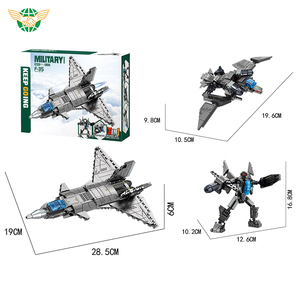 Tốt Nhất Bán 3 Trong 1 F-35 Quân Đội Kỹ Thuật Máy Bay Xây Dựng Khối Mô Hình Mini Xây Dựng Khối Trò Chơi Cho Người Lớn - Product Image 2