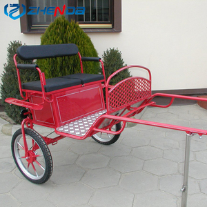 Carrito de caballo de poni de 2 ruedas, carrito de caballo clásico de Shanghai - Product Image 2