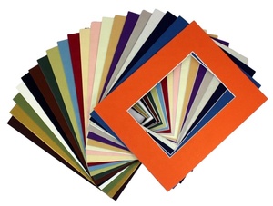 Tùy chỉnh matboard với lõi trắng Uncut và cắt sẵn Mount <span class=keywords><strong>Board</strong></span> passepartout cho khung - Product Image 2