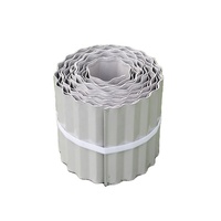 Borde de jardín de metal corrugado rústico Borde de césped ajustable flexible Borde de valla de acero galvanizado para exteriores Borde DE PAISAJE