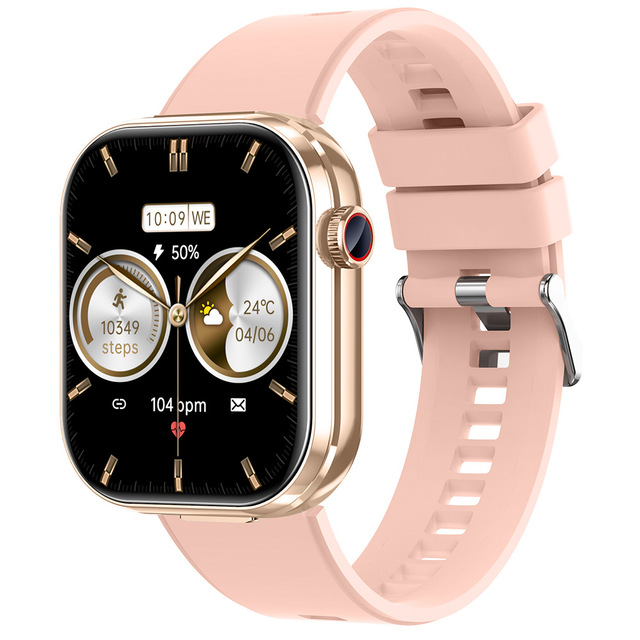 Cross-border T99 Square IPS TPU Smart Watch Dual for Headset 2-in-1 Call Recording Heart Rate Sports Watch Waterproof Life
