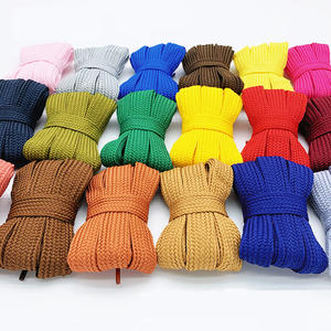 Lacets colorés en Polyester et coton de 20mm d'épaisseur pour chaussures de sport, lacets Extra larges de 2cm - Product Image 1