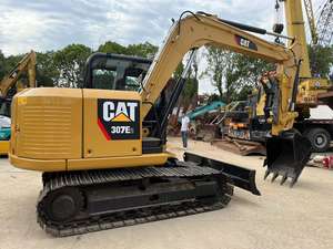 Mini-excavatrice sur chenilles Caterpillar 307E2, poids opérationnel 7 tonnes, peu d'heures d'utilisation, pompe hydraulique, moteur, boîte de vitesses, 2023 - Product Image 6