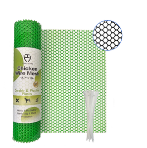 Màu xanh lá cây nhựa gà dây lưới 20mm,15.7 ''x 10FT-Bảo vệ vườn: chống lại động vật hoang dã, phù hợp với địa hình, bảo vệ thảm thực vật - Product Image 1