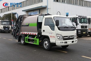Camion à ordures compacteur spécial pour zones rurales, adapté aux routes accidentées - Product Image 1
