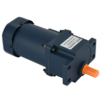 Moteur à engrenages monophasé à courant alternatif à couple élevé 6~120W 110V-380V, efficacité IE2, avec contrôleur de vitesse avant/arrière, certifié CE, étanche à la condensation