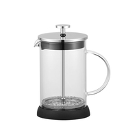 SEECIN France Presse à café en verre Presse à café réutilisable Noir 1000ml Presse française
