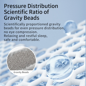 Masque de <span class=keywords><strong>sommeil</strong></span> lesté OEM - Perles de pression pour une acupression douce, favorise la relaxation, couleur personnalisée, masque oculaire lesté - Product Image 6