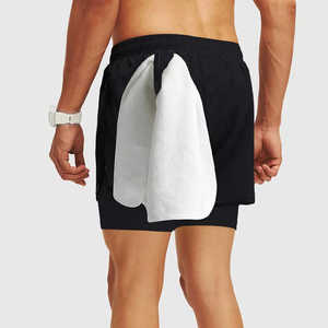 MAYYOUNG <b>Men</b> Summer Sports <b>Men's</b> <b>Shorts</b> Running <b>Three</b>-<b>Quarter</b> Waistband Lined Quick Drying Fitness Jogging <b>Shorts</b> - Product Image 4