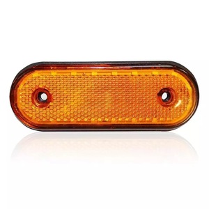 Offre Spéciale : Lot <span class=keywords><strong>de</strong></span> 10 <span class=keywords><strong>Feux</strong></span> <span class=keywords><strong>de</strong></span> Position Latéraux Ambrés à 20 LED 12V/24V pour Camions, Remorques, Véhicules <span class=keywords><strong>de</strong></span> Loisirs et Véhicules Lourds – Lampe LED Étanche - Product Image 3