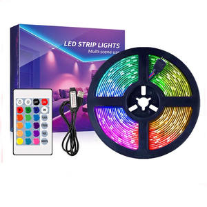 Luci LED USB striscia telecomando RGB SMD5050 30Led/<span class=keywords><strong>m</strong></span> DC5V 1M 2M 4M 5M nastro flessibile TV sfondo luces LED - Product Image 1