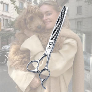 Fenice VG10 acier 7 pouces 3D <span class=keywords><strong>dégradé</strong></span> dents sans trace <span class=keywords><strong>ciseaux</strong></span> de toilettage <span class=keywords><strong>pour</strong></span> animaux de compagnie chien toilettage Chunker <span class=keywords><strong>ciseaux</strong></span> amincissement 70% - Product Image 1