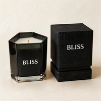 Vente en gros de pots à bougies en verre ambré géométriques de 8 oz, 10 oz et 12 oz, directement de l'usine, pour la fabrication de bougies parfumées