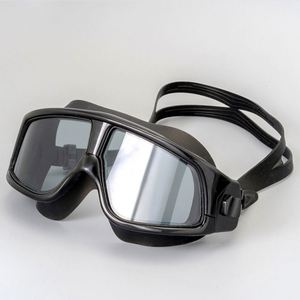 แว่นตาว่ายน้ำ Waspo รุ่น G1001 สำหรับผู้ใหญ่ แบบ Unisex ป้องกันฝ้า HD แฟชั่นสำหรับสายตาสั้น กรอบใหญ่ เลนส์ซิลิโคน PC ผลิตในจีน - Product Image 6
