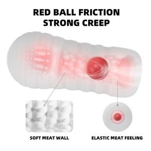 Rode Vlam YY-10 Hot Selling Hoge Kwaliteit TPE Zachte Masturbatoren Mini Cup Adult Sex Toys Set voor Mannen - Product Image 2