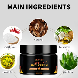 Crema Caliente de Cafeína para Quemar Grasa y Abdomen Plano, Potenciador de Entrenamiento, Crema Adelgazante Corporal Anticelulitis, Mejora la Cintura y las Piernas - Product Image 4
