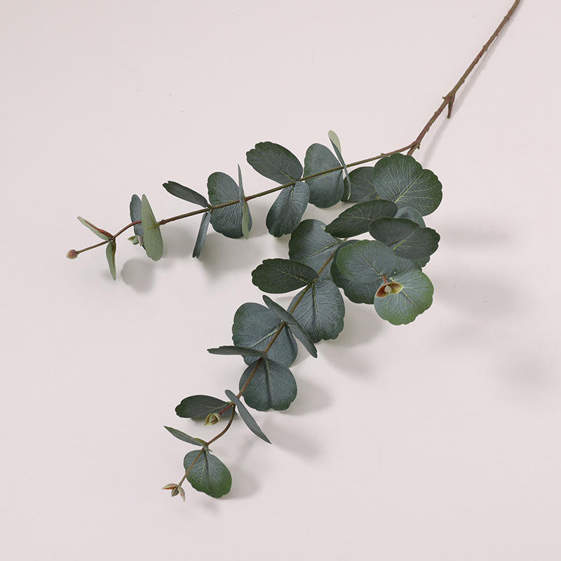 30 Rami Di Eucalipto Argento Finto - Decorazione Floreale Artificiale Per Matrimoni E Centrotavola