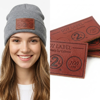 Écussons de réparation gaufrés, logo de marque personnalisé en usine, patchs en cuir véritable pour jeans, étiquettes pour la décoration de vêtements