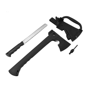 Cuchillo Táctico Multifuncional para Campismo al Aire Libre, con Cabeza de Acero para Cortar Madera, Tipo Bombero y para Acampar en Coche - Product Image 6