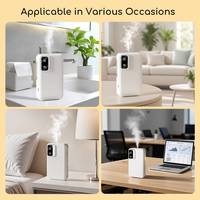 Portable 1800mAh USB Rechargeable 7 Modes Changement de Couleur LED Veilleuse Minuterie Réglages Conception Personnalisée Diffuseur d'Arôme pour Hôtels