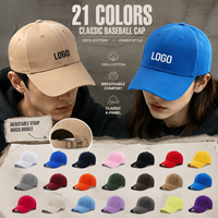 Casquette de baseball vierge personnalisable avec logo, effet délavé, broderie 3D, style vintage, visière incurvée, vente en gros, en stock, faible MOQ, OEM ODM