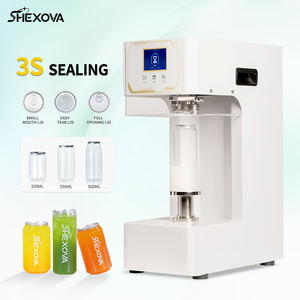 Tốc Độ Cao Tự Động Có Thể Niêm Phong Thiết Bị Cho Nước Trái Cây Lạnh Uống Lon 3S Thứ Hai Chai Nhựa Bia Soda Có Thể Niêm Phong Máy - Product Image 1