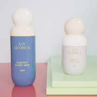 Flacon pulvérisateur à bille mignon en PET de 60 ml et 100 ml, couleur macaron, vide, pour cosmétiques et parfums, avec impression de logo personnalisée en soie