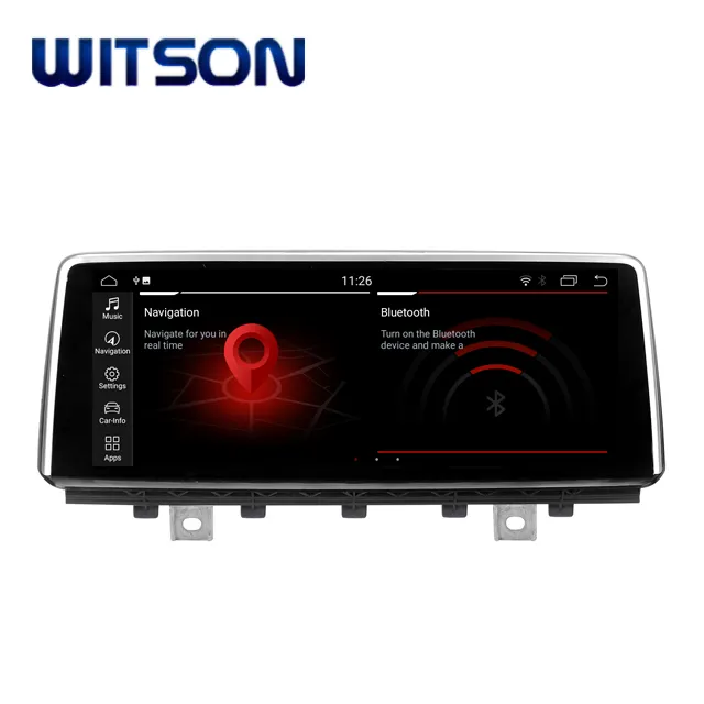 WITSON Android 9.0 sistemi araç DVD oynatıcı BMW X5 F15 (2014-2017) 4GB Ram, 32GB Rom dahili yüksek hassasiyetli GPS alıcısı