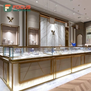 High Visibility High End Jewelry <b>Display</b> <b>Case</b> Polished Surface Brand Store Jewelry Cabinet - Product Image 6