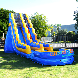 Tobogán Inflable Comercial para Diversión Veraniega en Parques Inflables y Casas <span class=keywords><strong>de</strong></span> Brinco, Toboganes Inflables <span class=keywords><strong>con</strong></span> <span class=keywords><strong>Piscina</strong></span> <span class=keywords><strong>de</strong></span> Agua - Product Image 5