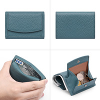 Dompet Wanita Kulit Asli Anti Maling RFID Harga Grosir Murah, Dompet Kecil Lembut