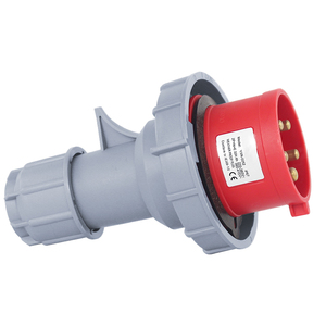Prise industrielle étanche IP67, 2x5x32a, 3 phases à 5 pôles, câble d'aviation ignifuge, 3P + N + E 400V - Product Image 1