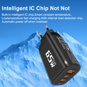 Mới Đến 65W Nhanh Chóng Sạc Điện Adapter Tường Sạc Di Động USB + Pd + Pd Qc3.0 Máy Tính Xách Tay Máy Tính Để Bàn Điện Áp Rộng Phạm Vi 20W - Product Image 2
