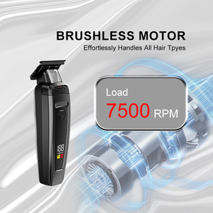 Rasoio Elettrico da Barbiere con Motore Brushless da 7500 giri/min, Produttore OEM Professionale, <span class=keywords><strong>Set</strong></span> Tagliacapelli e Barba Cordless con Base di Ricarica - Product Image 2