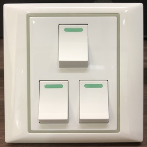 DN Fuente de energía eléctrica Venta caliente 2 Gang 1 Way Switch Socket Interruptor de pared estándar para el mercado de Vietnam y Camboya - Product Image 2