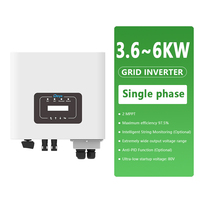 Sistem Tenaga Surya PV All in One On Grid 3KW 5KW 6KW Kit Sistem Tenaga Surya Rumah Tangga Fase Tunggal Lengkap