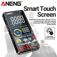 Multimètre intelligent ANENG 615 à sélection automatique, 6000 points de lecture, affichage 4 chiffres, testeur de courant, tension et résistance AC/DC, 600V 10A, faible consommation